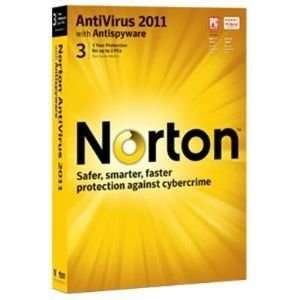  Norton Antivirus 2011 1 USER Electronics