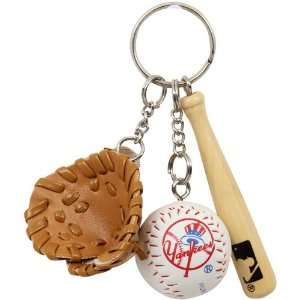  MLB New York Yankees Baseball Gear Keychain Sports 