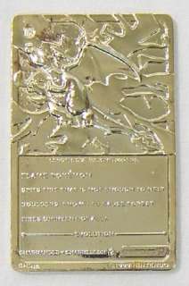 Rare Pokemon 23 Karat Gold Plated Card Charizard New  