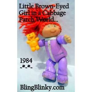   Kid Miniature Red hair Teddy Bear Brown Eyed Girl 