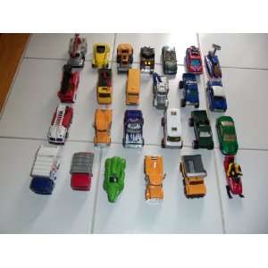  Vintage Matchbox 25 Lot Cars & Trucks 70 90s Loose Cars 