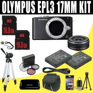  Olympus Pen E PL3 17mm 12.3 MP Digital Camera with CMOS 