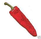 Iron On Embroidered Applique Patch Red Chili Pepper