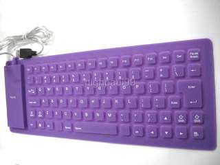 Portable USB Silicon Flexible keyboard For Computer PC  