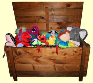 Wooden Toy Box Blanket Hardwood Chest Hope Children  