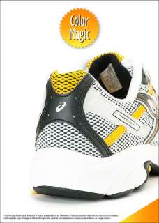 BN ASICS PATRIOT 4 Running Shoes Lightning, Black, Yellow T1G2N 9390 
