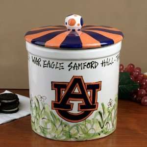  Auburn Tigers White Ceramic Cookie Jar