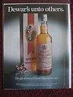 1982 Print Ad Dewars Dewars Scotch Whiskey ~ Unto Othe