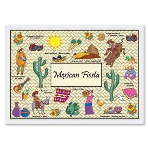    Hoffmaster Mexican Fiesta Recycled Placemat
