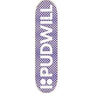  Plan B Pudwill Checked Skateboard Deck   8.0 Sports 