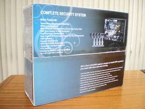 NEW SECURITY DVR 4 CAMERA SYSTEM 320GB+ 19 LCD MONITOR  