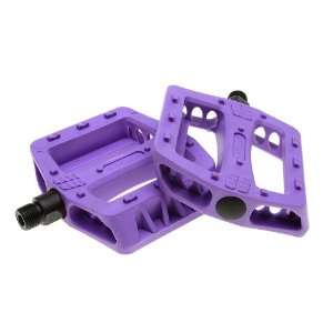  Wellgo Plastic Platform Pedals   Purple