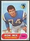   Topps #89 Ron Mix NMT San Diego Chargers Premium Vintage Card  