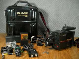 Sharp VHS C Compact Camcorder with case  