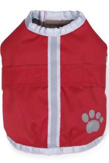 Small Barn Style Blanket Coat for Dogs in Red or Blue  