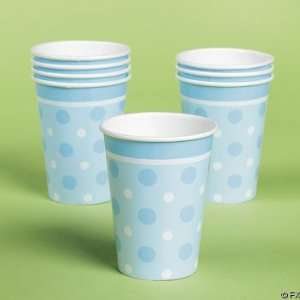  Blue Polka Dot Paper Cups Toys & Games