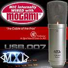 MXL USB.007 USB Microphone For Studio & Podcast, USB 007
