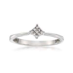  Sterling Silver Diamond Promise Ring Jewelry