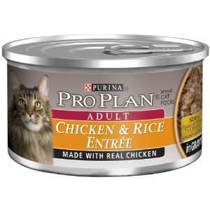  Purina Pro Plan Canned Cat Food Chicken and Rice 24 / 3 oz 