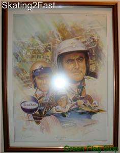 SIR Jack Brabham By Craig Warwick Frame Pictures Signed  