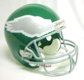 This is a replica of the authentic NFL full size football helmet that 