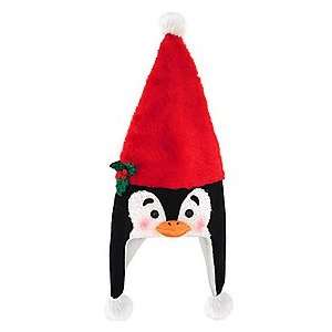  Childrens Penguin Santa Hat