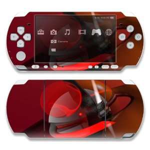  Sony PSP 1000 Skin Decal Sticker  Abstract Red Sharp 