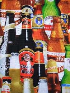   Beer International Bottles Canvas Studio Maria Kalinoski Fabric  