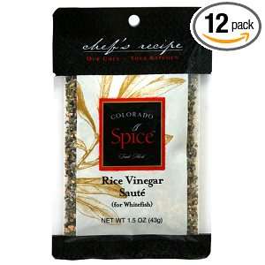 Colorado Spice Company, Seafood Spice, Rice Vinegar Saute for 
