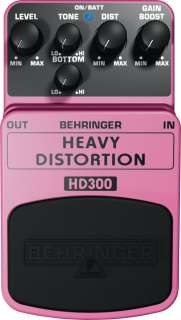 New Behringer HD300 Heavy Distortion Pedal w/GIFT  