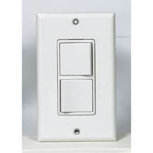   5679 W Two Grounding Rocker Switches with Wallplate
