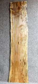 Black Line Spalted Ambrosia Maple Figured Bookmatch Table Top Slab 313 
