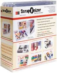 SCRAPONIZER Toolbox Scrapbook Organizing System 4 cases 748859104004 