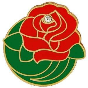  Tournament of Roses Official Rose 1 Pin w/ Crystal 