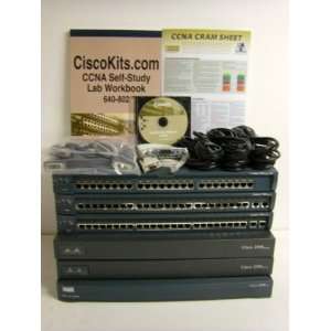  Cisco CCNA 3 Router & 3 Switch Lab Kit Electronics