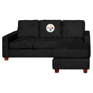    Home Team NFL Pittsburgh Steelers Front Row Sofa