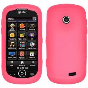 com New Amzer Silicone Skin Jelly Case Baby Pink For Samsung Solstice 