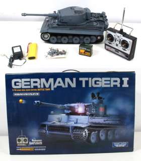 WWII GERMAN TIGER I Early Production RC Battle Tank w/Box 116 Scale 