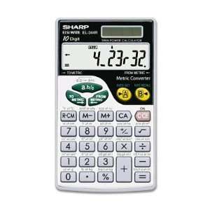  511589 EL 344RB Basic Calculator 10 Digit LCD Case Pack 1 