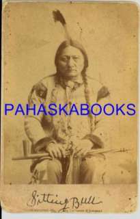 Vintage Cabnet Photo of SITTING BULL   SIOUX   CUSTERS LITTLE BIG 