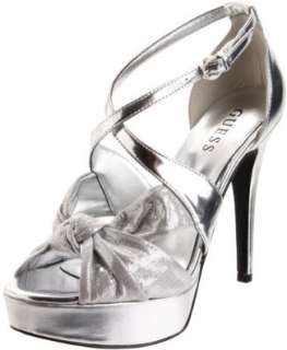    Guess Shoes Karune 2   Silver Multi Fabric Guess Shoes Shoes