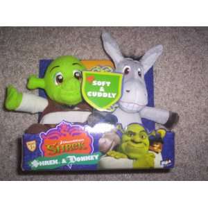  Shrek Soft & Cuddly Shrek & Donkey Toys & Games