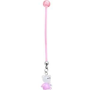  Elephant Pretty Pink Girl Pregnant Belly Ring Jewelry