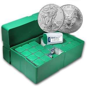   MintDirect(r) 2012 1 oz Silver Eagles (20 Coin Tube) 