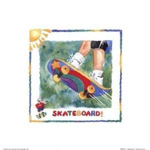 Skateboard Lila Rose Kennedy. 8.00 inches by 8.00 inches. Best 