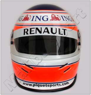 NELSON PIQUET JR 2008 F1 REPLICA HELMET SCALE 11  