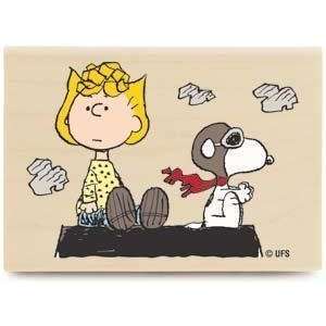  Sally Flying (Peanuts)   Rubber Stamps Arts, Crafts 