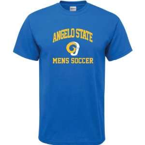   Royal Blue Mens Soccer Arch T Shirt 