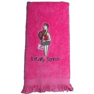  Totally Tennis Ani Small Tennis Towel (Pink Passion 
