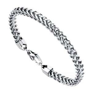  Spikes 316L Stainless Steel Square Links Chain Bracelet 